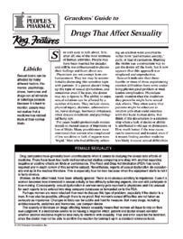 Drugs That Affect Sexuality