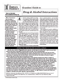 Drug and Alcohol Interactions