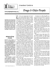 Drugs and Older People