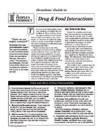 Drug & Food Interactions